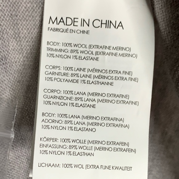 Club Monaco gray wool long sleeves dress sz L - Picture 9 of 11